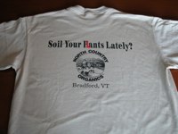 NCO T-Shirt - back view North Country Organics T-Shirt - Back